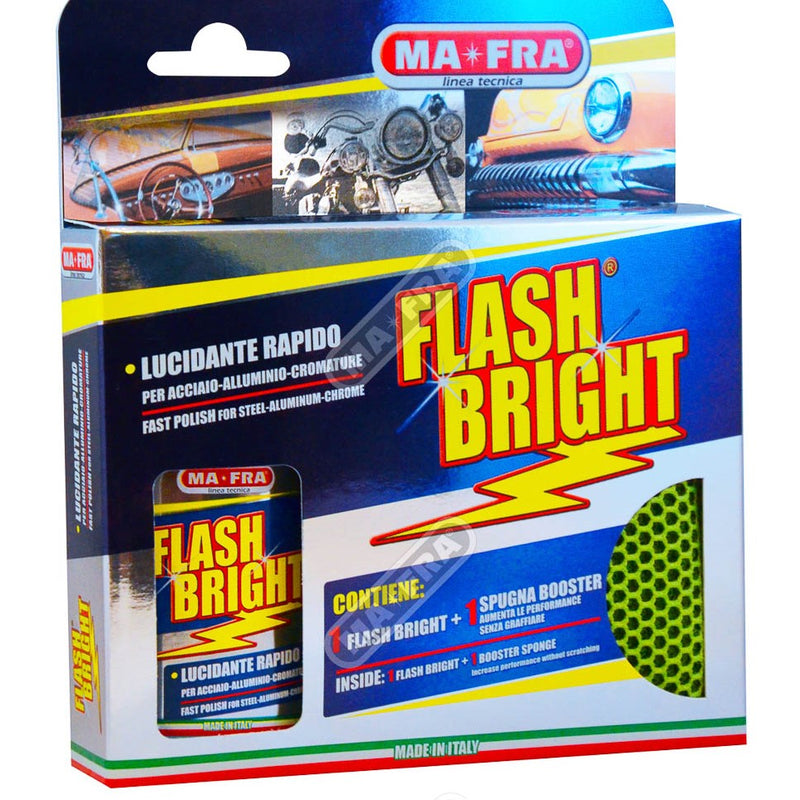 KIT Flash Bright- polish lucidante per accaio