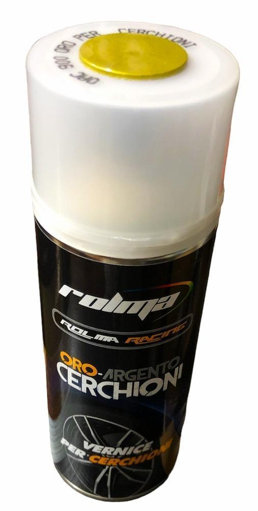 Vernice spray ORO per cerchioni