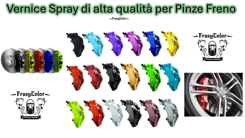 Bombolette Spray per la verniciatura di PINZE FRENI