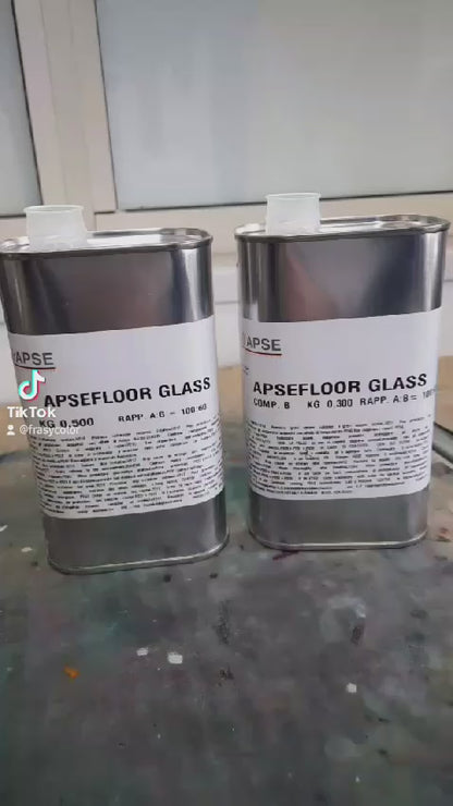 1,35 Kg Resina Epossidica da Colata "APSE FLOOR GLASS"